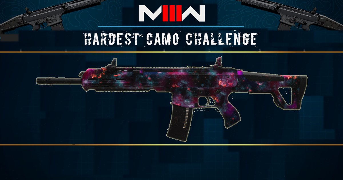 Hardest Camo Challenge in COD MW3